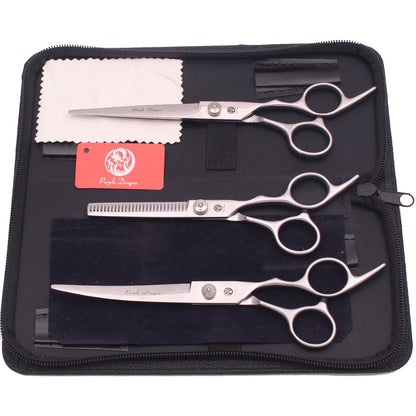 Dog Grooming Scissors Purple Dragon 6" 7" Stainless Pet Beauty Scissors Cutting Scissors Thinning Shears Curved Scissors Z3001