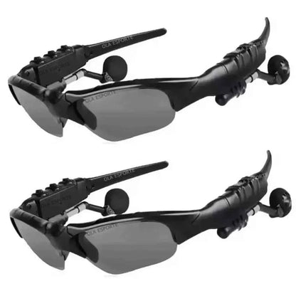 Wireless Earphones Headset With Mic Glasses Sunglasses Driving Noise Reduction
