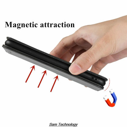 Magnetic attraction Leather Case for Oneplus Nord 2 5G / 1+Nord2 5G Holster Flip Cover Case Wallet Phone Bags Capa Fundas Coque