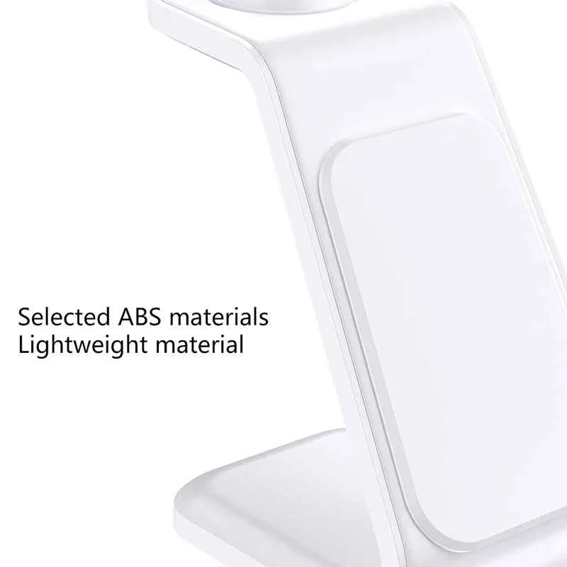 Desktop Universal 3 in 1 Wireless Charger 30W Fast Charger for iPhone
