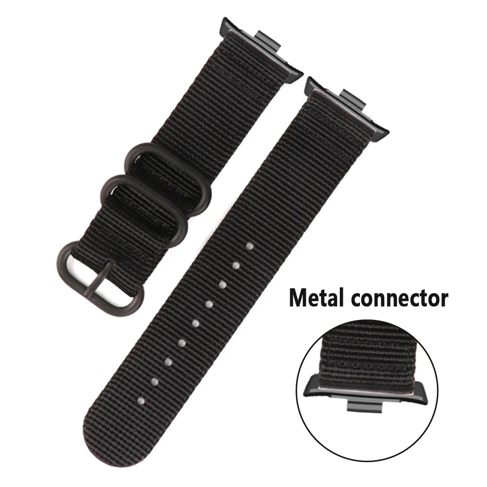 Watchband Woven band For Xiaomi Mi Band 8 Pro Smart watch Nylon loop Strap Correa For Redmi watch 4 Bracelet Accessoeies