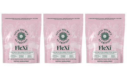 Creatine and Collagen Powder Packs for Strength and Skin Health 20 Servings