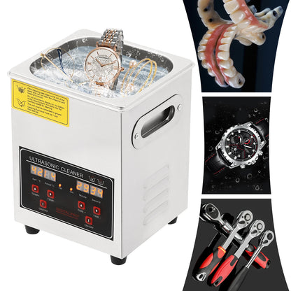 2L Ultrasonic Cleaner, Ultrasonic Cleaning Machine, Ultrasonic Cleaner 40khz AC200-240V used in homes, laboratories