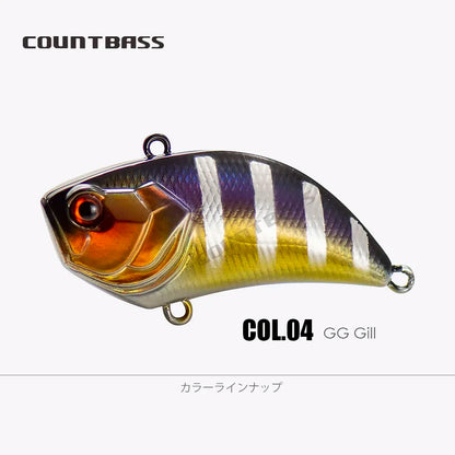 CountBass 55mm 13.5g Lipless Crankbait Vibration Rattling Hard Body Fishing Lure