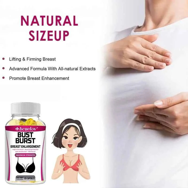 Natural Pueraria 1000 Mg Supplement for Breast Firmness and Elasticity