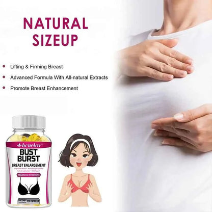 Natural Pueraria 1000 Mg Supplement for Breast Firmness and Elasticity