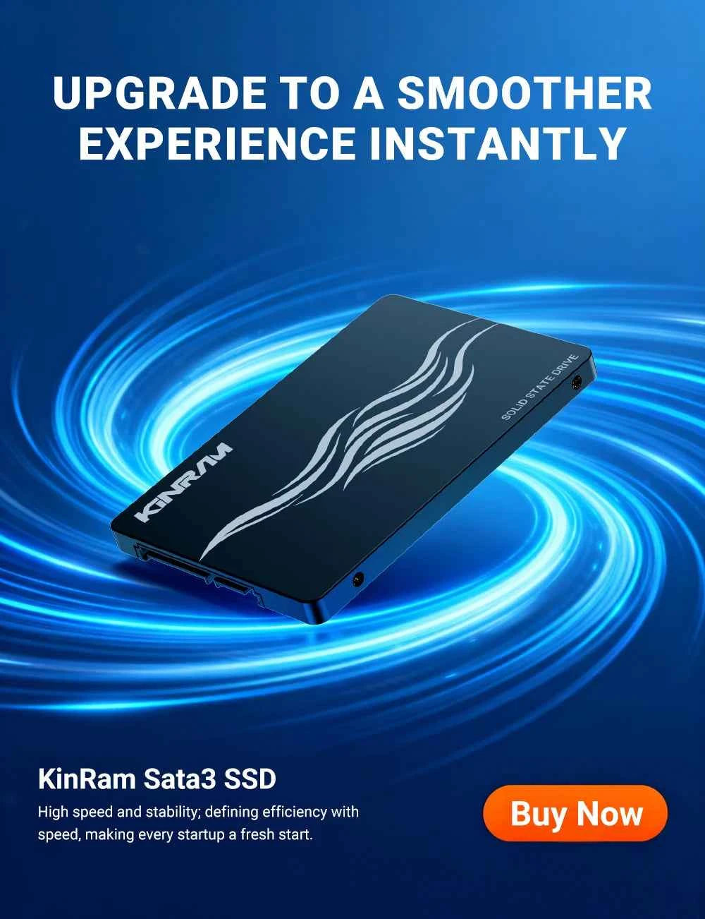 KinRam 128GB 2.5 Inch SATA III SSD Solid State Drive For Laptop Desktop