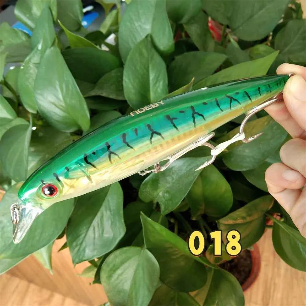 Noeby 1pc 14cm 40g Floating Minnow Lure for Sea Fishing 0 to 2.5m