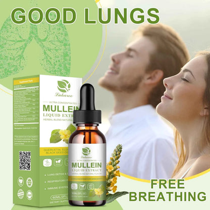 Mulittea Mullein Drops Lung Detox And Immunity Support 60ml Herbal Extract