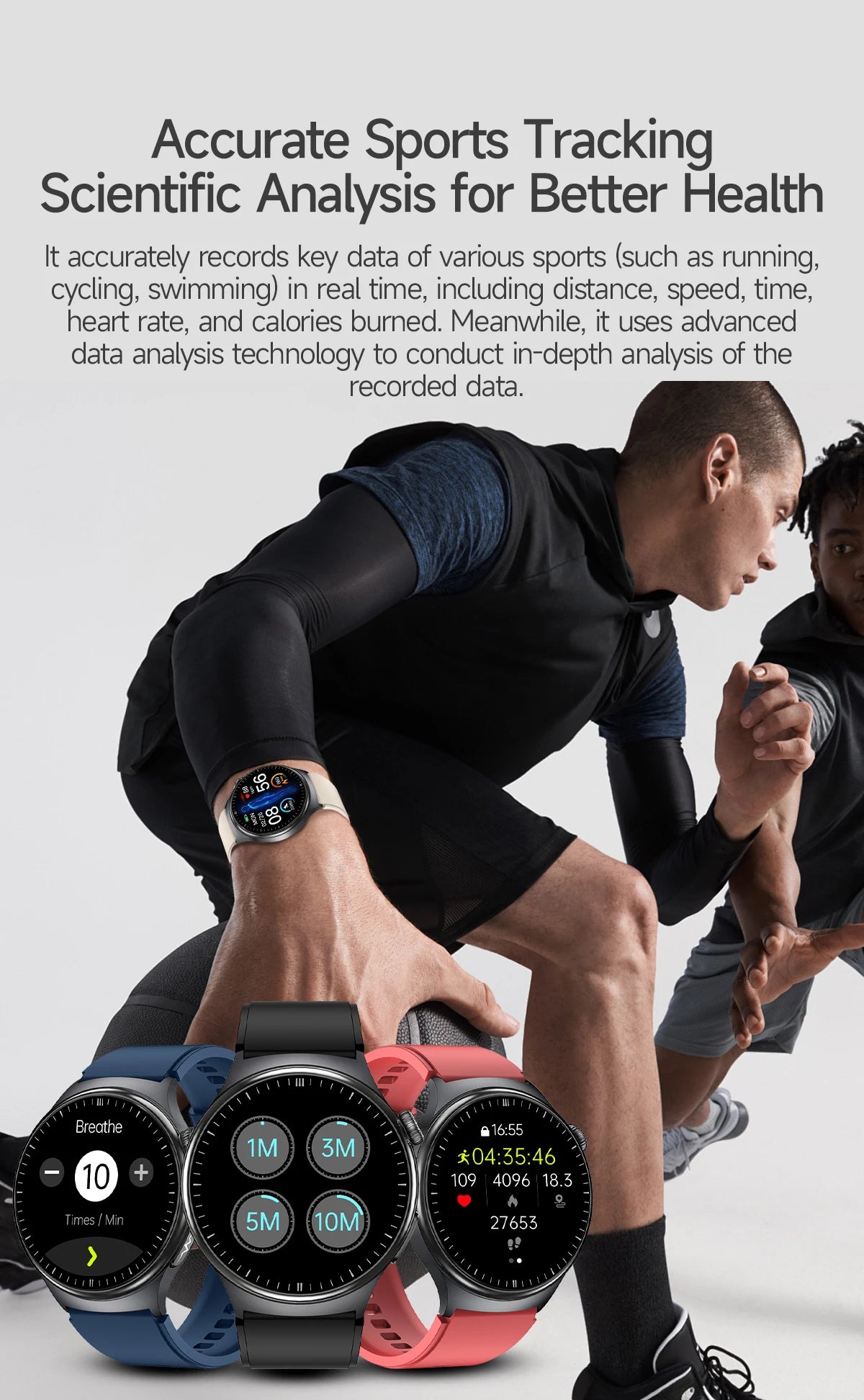 2026 New upgrade Health Check Smart Watch ECG Blood Lipid Uric Acid Body Fat BP Sport Waterproof HD Call Smart Watch Man Women