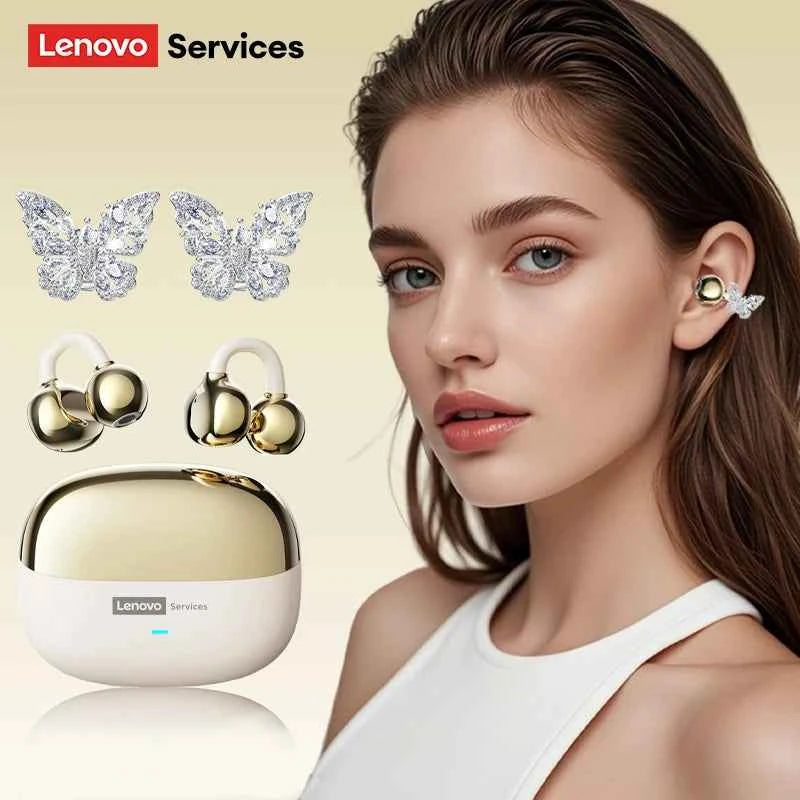 Lenovo LE302 OWS Ear Clip Wireless Earphones Low Latency Bluetooth Headphones