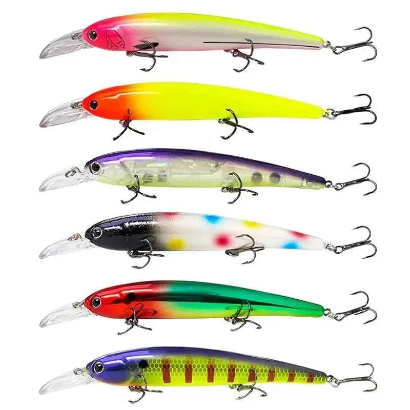Deep Diving Fishing Lures 145mm Floating Minnow Long Tongue Board 16.8g