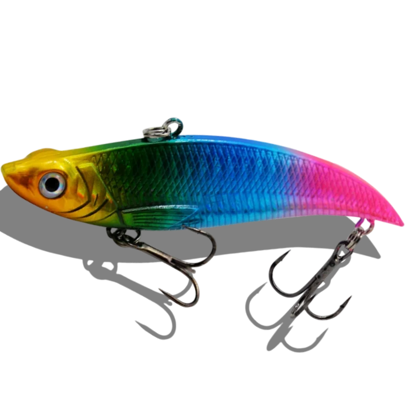 Tsuyoki Ice Fishing Lure 90mm 18g Sinking Vib Lures Wobblers Rattlin Vika 90S