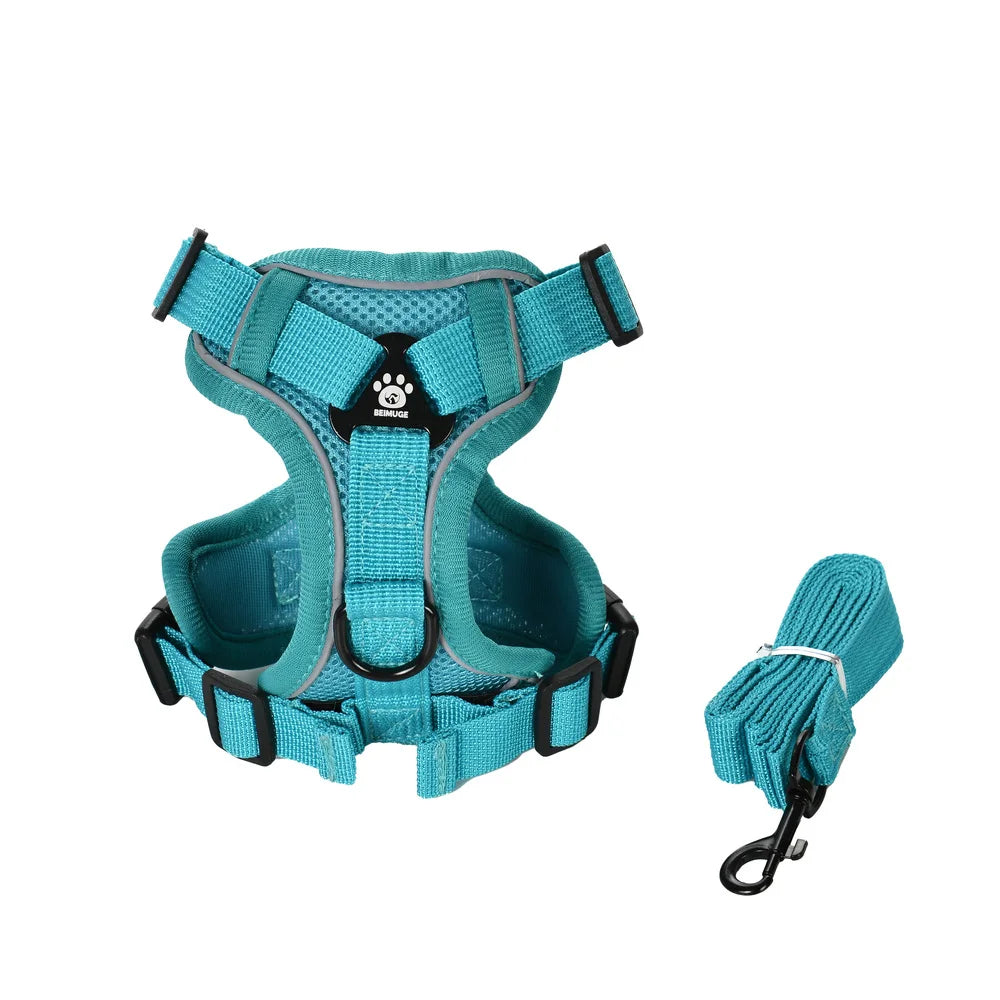 Pet Cat Chest Strap For Small Medium Dogs Cats Hiking Outdoor Kitten Adjustable Belt Rope Reflective Dog Leash Sphynx Supplies