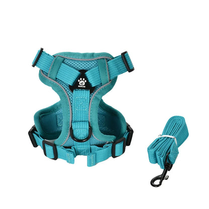 Pet Cat Chest Strap For Small Medium Dogs Cats Hiking Outdoor Kitten Adjustable Belt Rope Reflective Dog Leash Sphynx Supplies