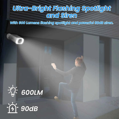 ANRAN 2 3 4 Pack Outdoor WiFi Solar Battery Camera Floodlight Night Vision Alarm