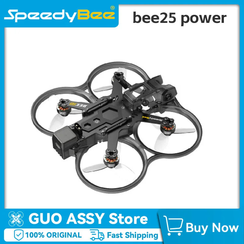 SpeedyBee BEE25 power 2.5-inch with F405 AIO FC Built-in LED ELRS 2.4G/TBS CRSF Nano Receiver for FPV Freestyle