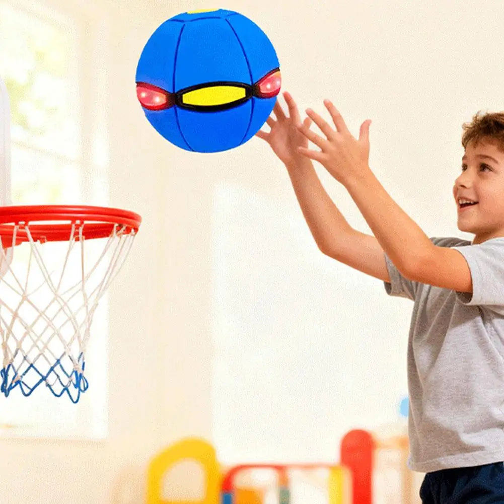 Ufo Stomp Rocket Launcher Magic Flying Saucer Bouncy Stomp Ball Interactive Toys Gift Outdoor Decompression Transformation Sport