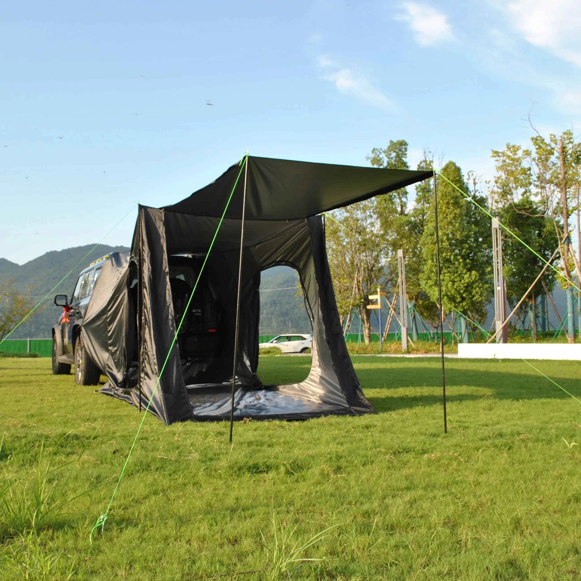 Camping Tent For 6 Person, Car Camping Accessories Including Nail, Outer Bag, Tent For SUV Hatchback Camping For Fishing, Hiking