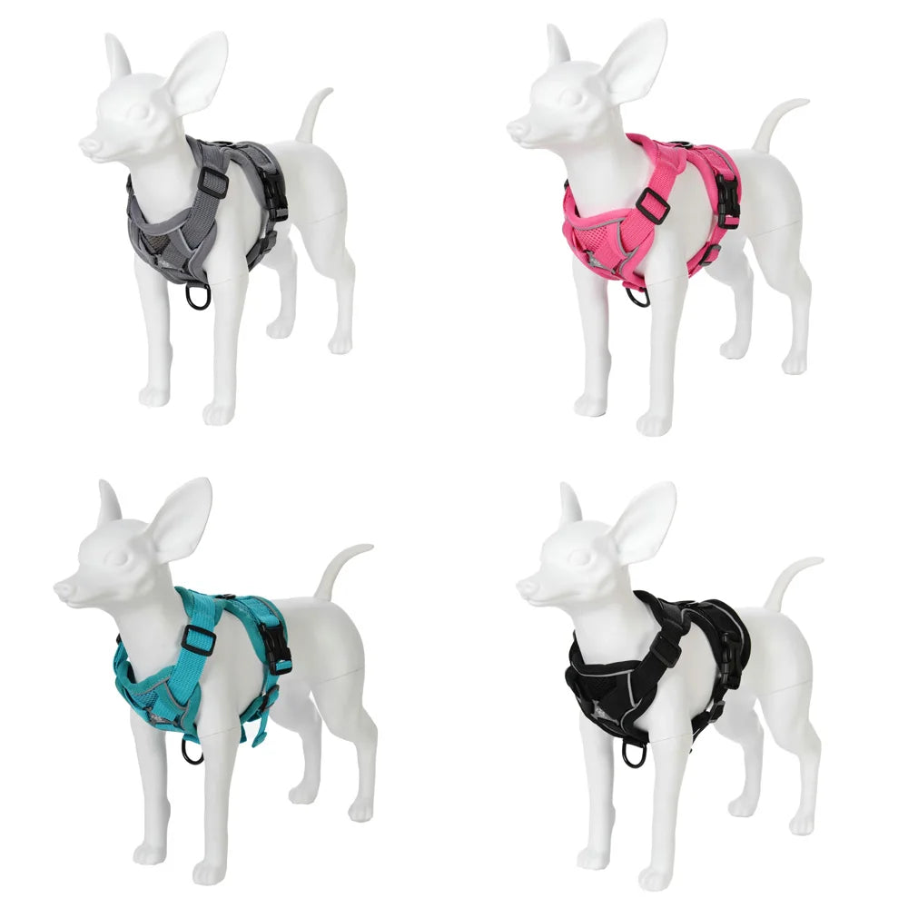 Pet Cat Chest Strap For Small Medium Dogs Cats Hiking Outdoor Kitten Adjustable Belt Rope Reflective Dog Leash Sphynx Supplies