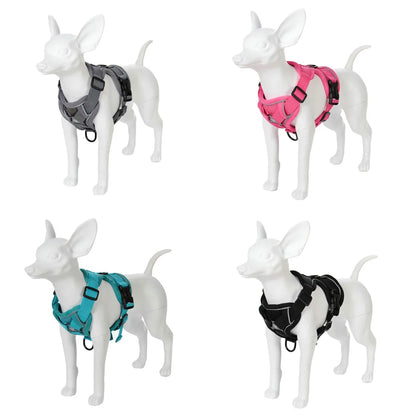 Pet Cat Chest Strap For Small Medium Dogs Cats Hiking Outdoor Kitten Adjustable Belt Rope Reflective Dog Leash Sphynx Supplies