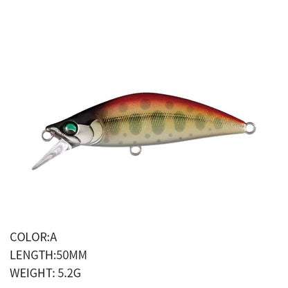 Sinking Minnow Lure 6cm 6.5g Wobbler Jerkbait Bass Sea Fishing Crankbait