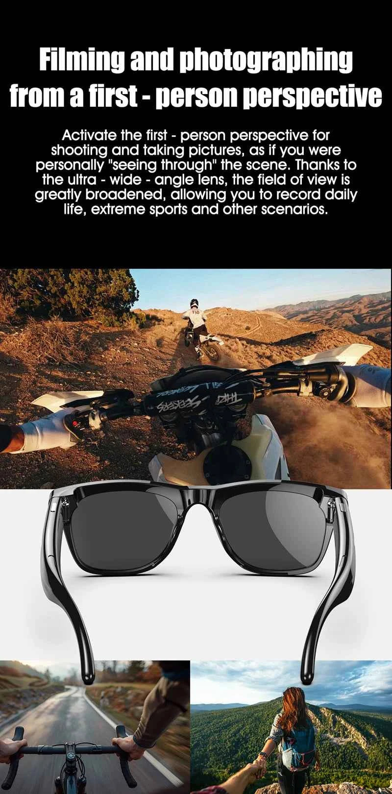 Xiaomi 4K AI Smart Glasses With HD Camera Bluetooth Translate Voice Assistant