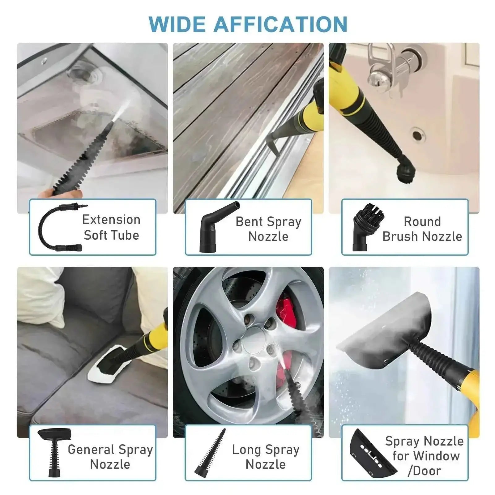 110V 220V 900W-1050W 350ml Steam Cleaning Machine Small Household Handheld High-temperature Kitchen Steam Cleaning Machine