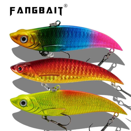 Tsuyoki Ice Fishing Lure 90mm 18g Sinking Vib Lures Wobblers Rattlin Vika 90S