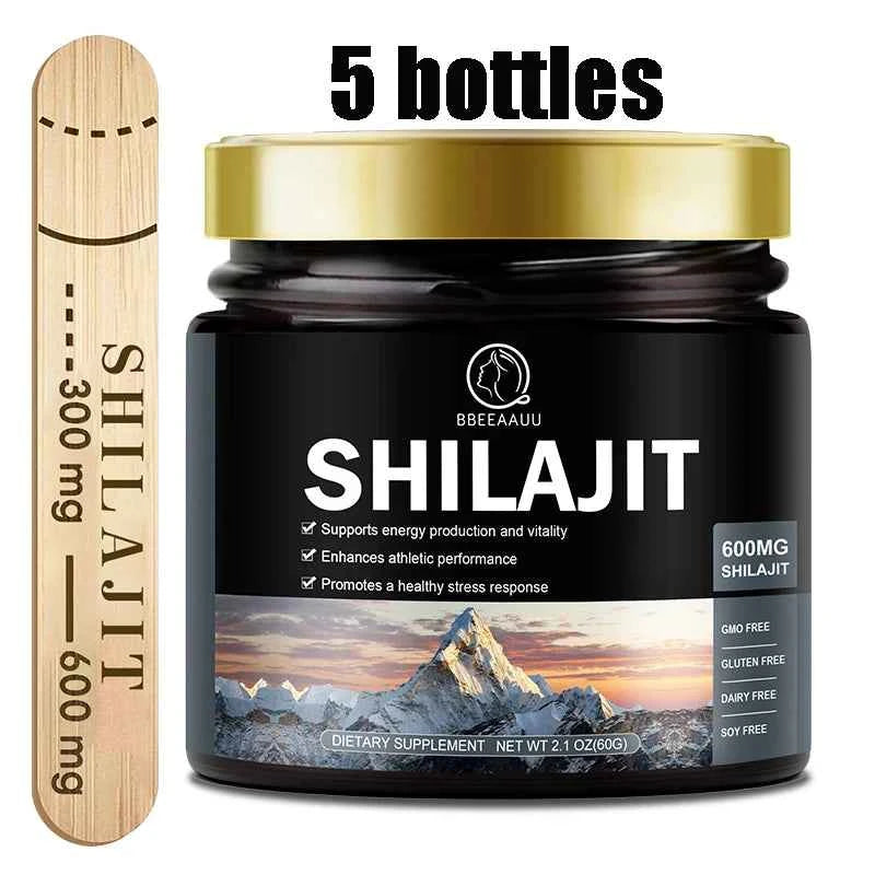 Beworths Shilajit Resin 60g 100 Percent Pure Non GMO Memory Energy Supplement