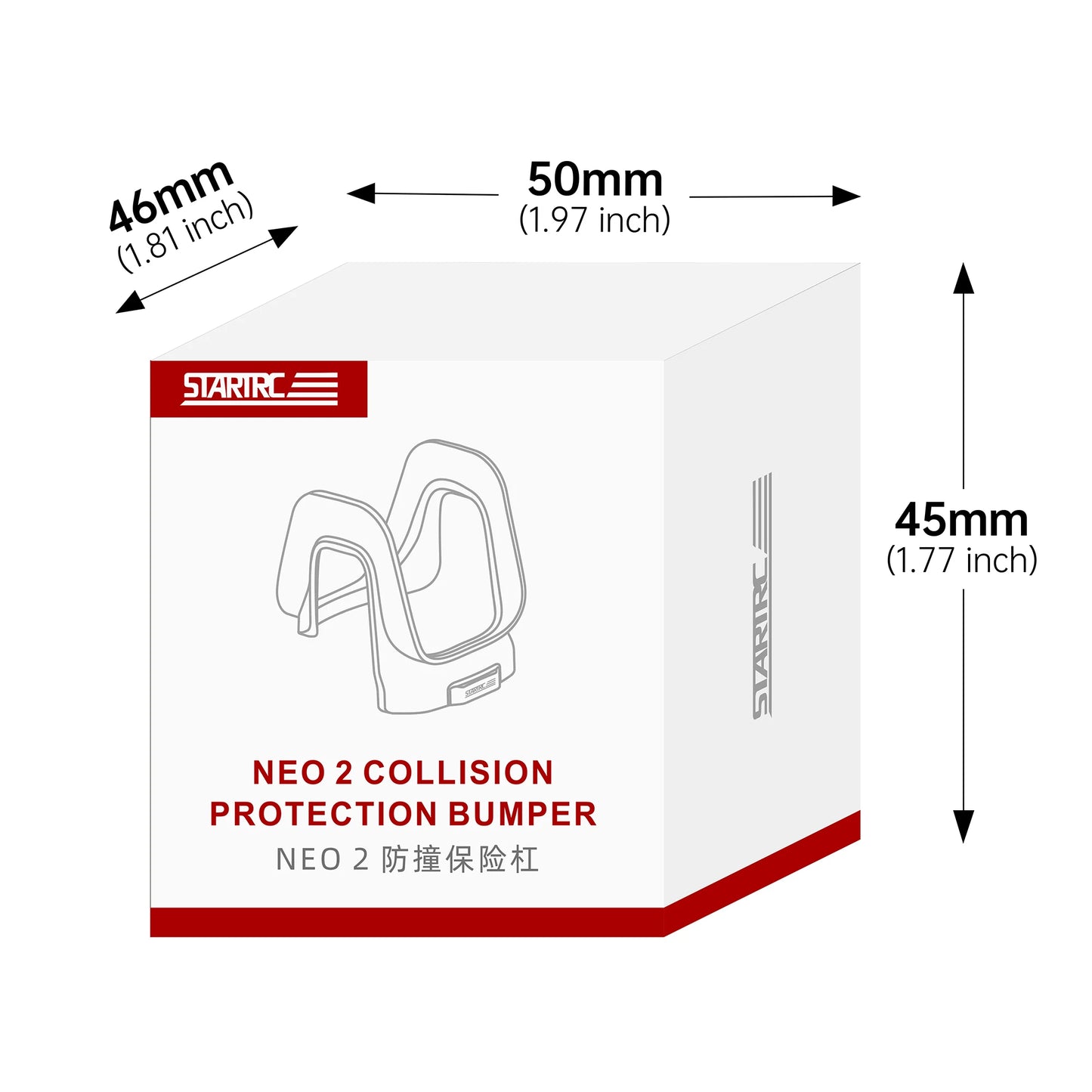 Impact-Resistant Gimbal Bumper for DJI NEO 2 Drone Gimbal Protective Cover Quick-Release Shock-Absorbing Bumper for DJI NEO 2