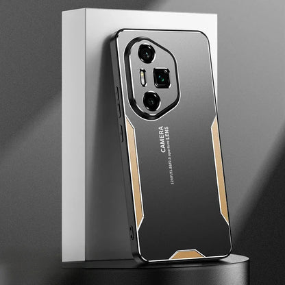 Luxury Aluminum Alloy Metal Matte Back Case For Honor 500 400 200 Smart 300 Ultra Lite Pro Cold Skin Feel Protect Phone Cover