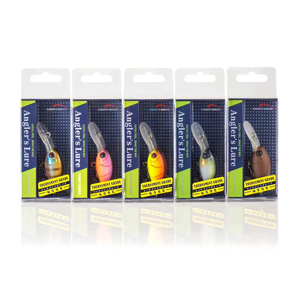 Countbass Floating Crankbait 37mm ABS Plastic Bass Lure