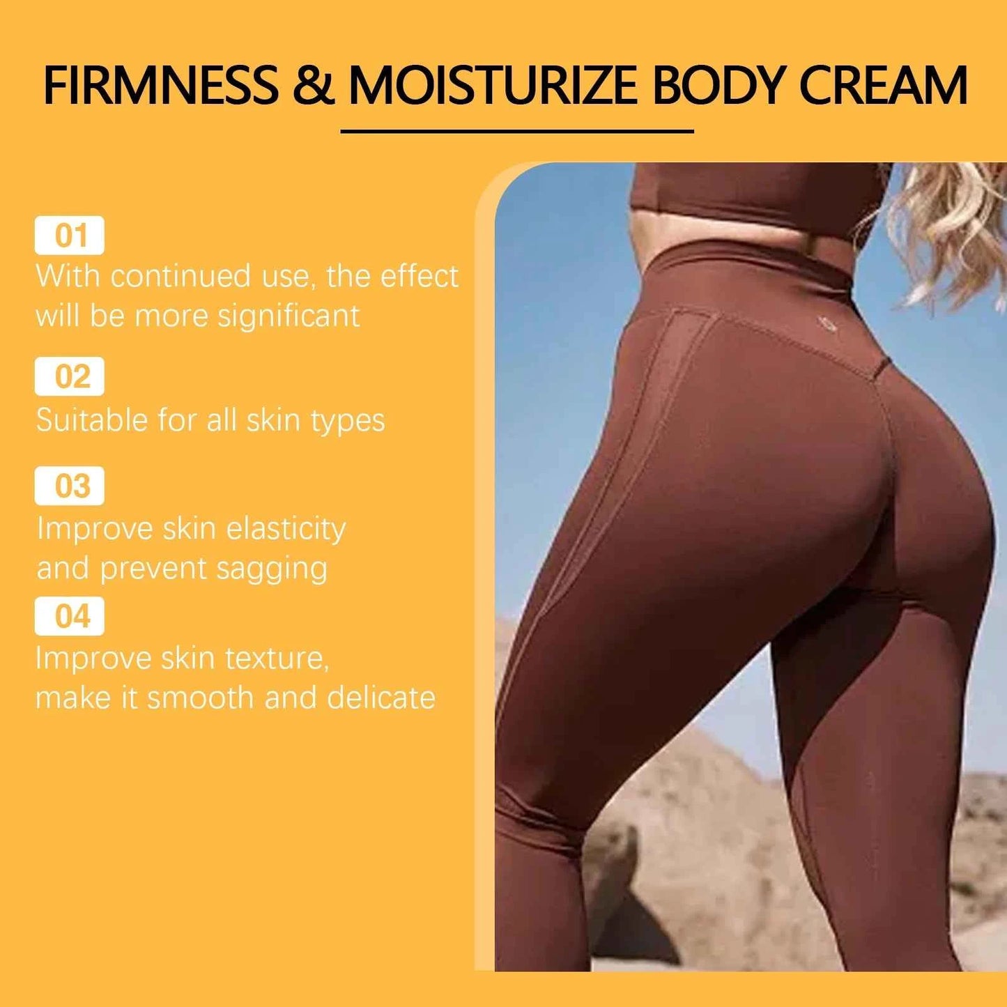 OceAura Buttock Lift Firming Cream With Hyaluronic Acid And Bee Venom