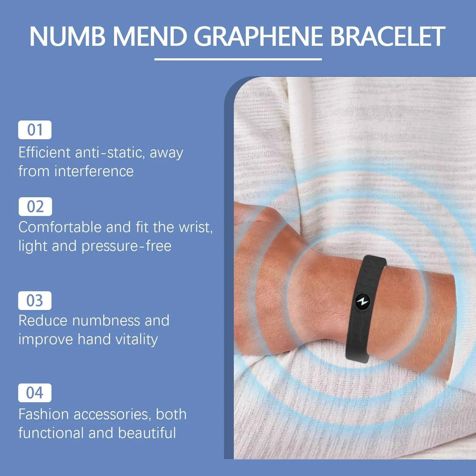 South Moon Energy Wristband for Wrist Pain Relief and Blood Circulation