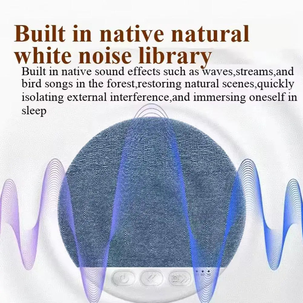 Sleep Aid Pillow Speaker Bluetooth 5.4 Wireless Mini White Noise Speaker Adjustable Timers,Long-Lasting Battery for Deep Sleep