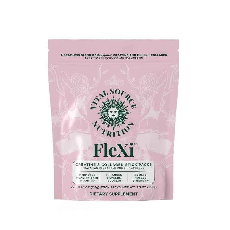Creatine and Collagen Powder Packs for Strength and Skin Health 20 Servings