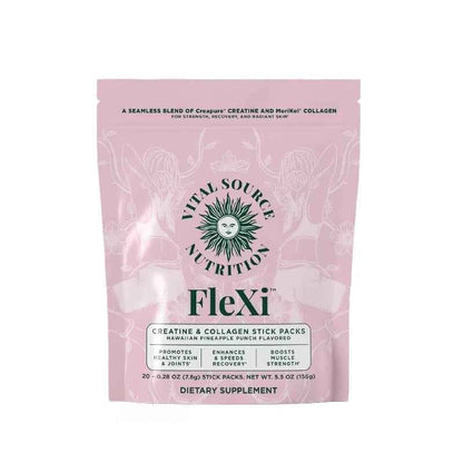 Creatine and Collagen Powder Packs for Strength and Skin Health 20 Servings