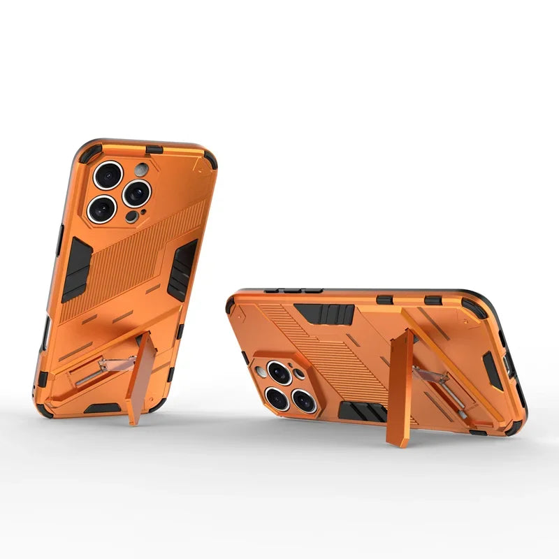 Armor Shockproof Protective Magnetic Holder Case For iPhone 16 Pro Max 15 14 12 13 11 Pro Max 15 14 16 Plus 13 12 Mini Cover