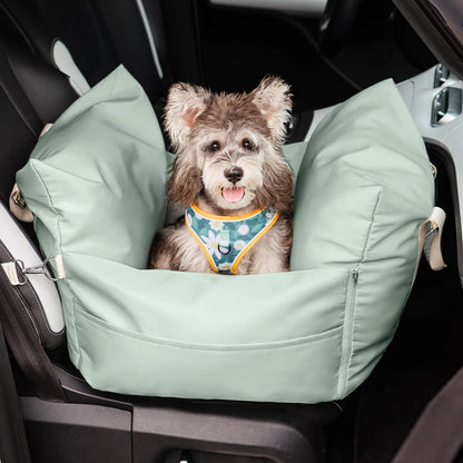 Winter Waterproof Luxury Dog Car Seat Pet Beds Comfortable Puppy Dog Bed Soft Travel Pet Car Seat with Safety Buckle