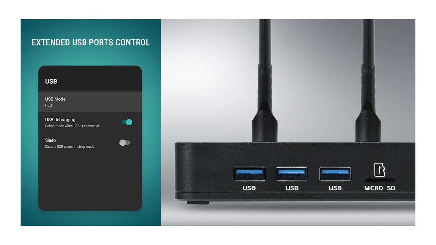 Ugoos AM9 PRO LPDDR5 4GB 64GB Smart TV Box  Android 14 Amlogic S905x5-J Wifi BT5.3 1000M 4K HDR Media Player Dolby Vision