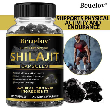 Shilajit Original Capsules High Purity Mineral Supplements With 85 Trace Minerals
