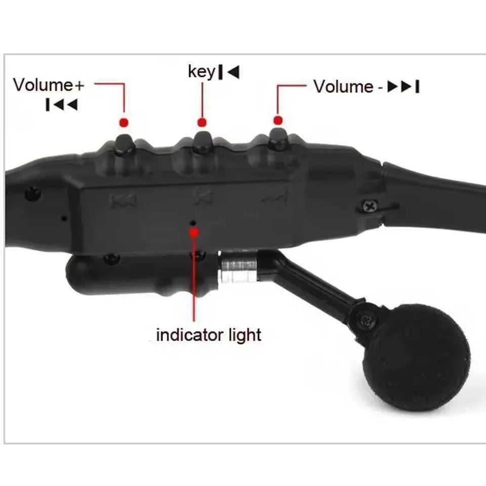 Bluetooth Smart Glasses Headset With Mic For Driving And Sports Noise Reduction