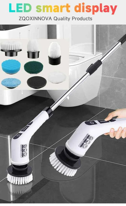 Household Cordless Spin Scrubber Multipurpose Cleaning Brush  Kitchen Gadgets Hair Brushes Bathroom Broom Toilet Electric Mops