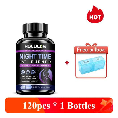 Holucks Nighttime Fat Burner Sleep Onset Metabolism Boost Cortisol Balance
