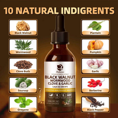 Lukaree 60ml Black Walnut Drop for Digestion and Immune Health Detox