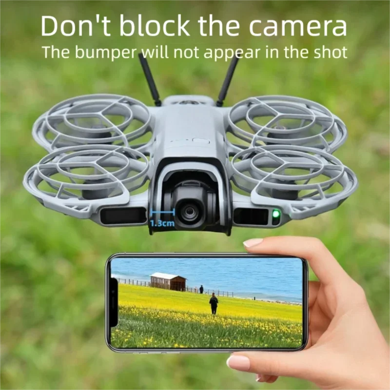 Impact-Resistant Gimbal Bumper for DJI NEO 2 Drone Gimbal Protective Cover Quick-Release Shock-Absorbing Bumper for DJI NEO 2