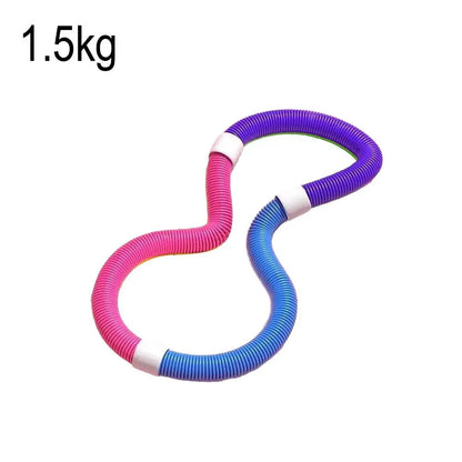 Weighted Spring Steel Frame Foldable Segments Protection Waist Ergonomic Spine Protection Women Home Gym Fitness Soft Spring