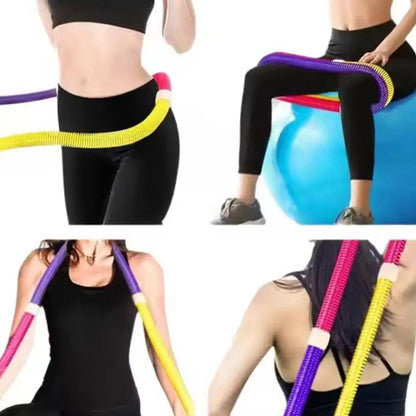 Weighted Spring Steel Frame Foldable Segments Protection Waist Ergonomic Spine Protection Women Home Gym Fitness Soft Spring