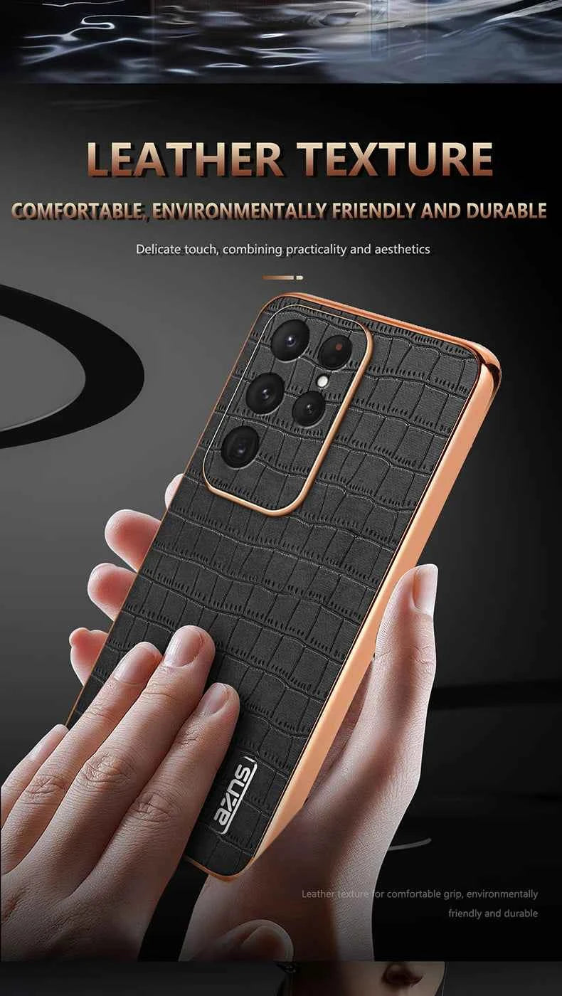 Luxury Coque For Samsung Galaxy S25 Ultra Case Soft Cover For Samsung S24 S23 S22 Plus Cover S21 FE Phone Case - ViralVibe Vault